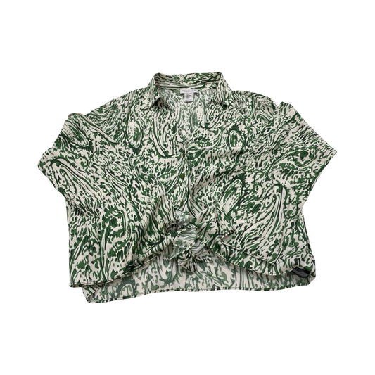 Top Ls By Rachel Zoe In Green & White, Size:M