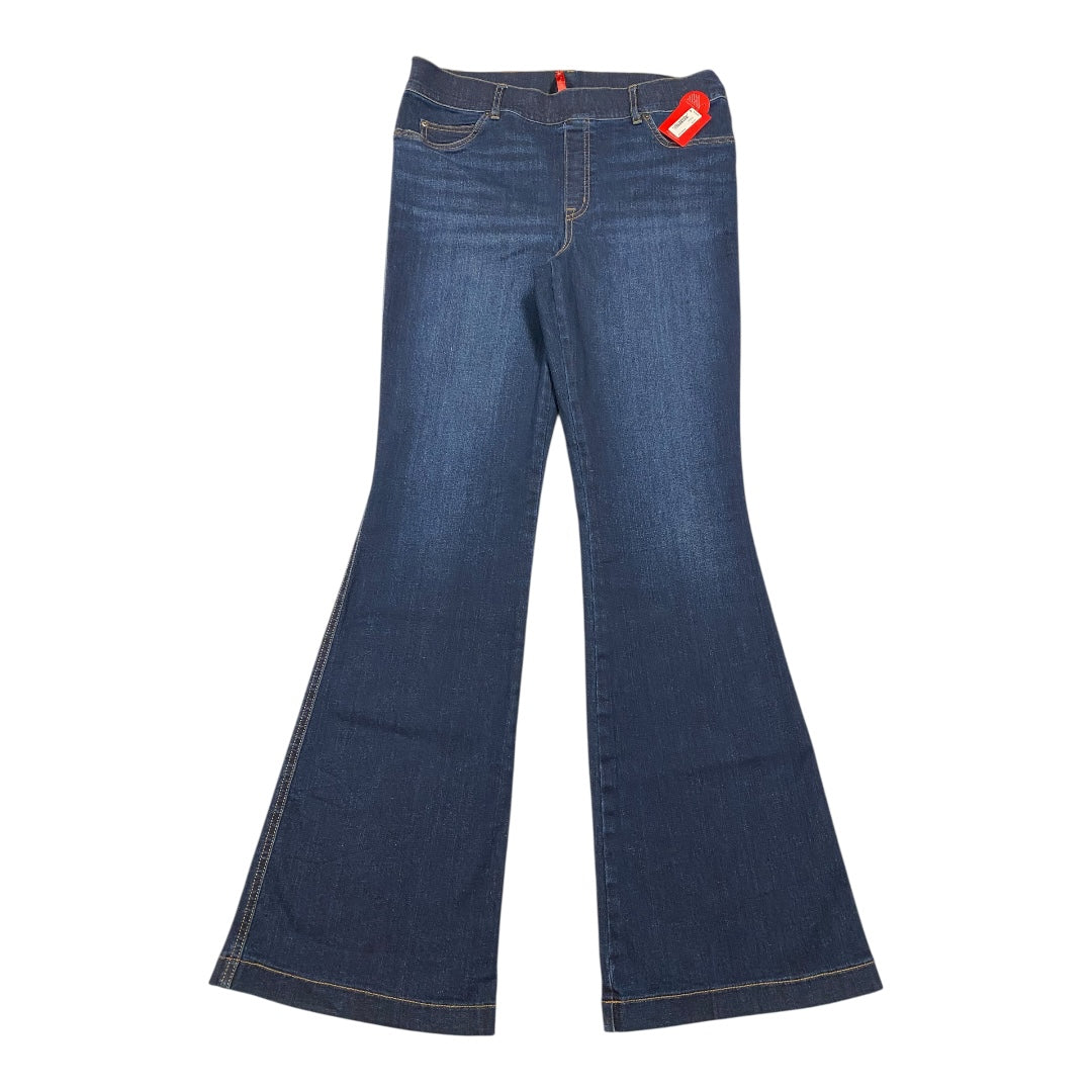 Jeans Flared By Spanx In Blue Denim, Size:Xl