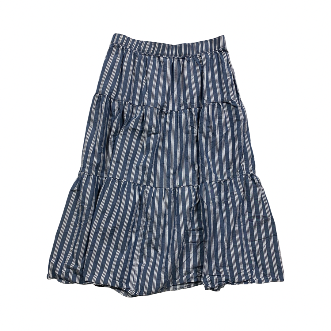 Skirt Maxi By Old Navy In Blue & White, Size:L