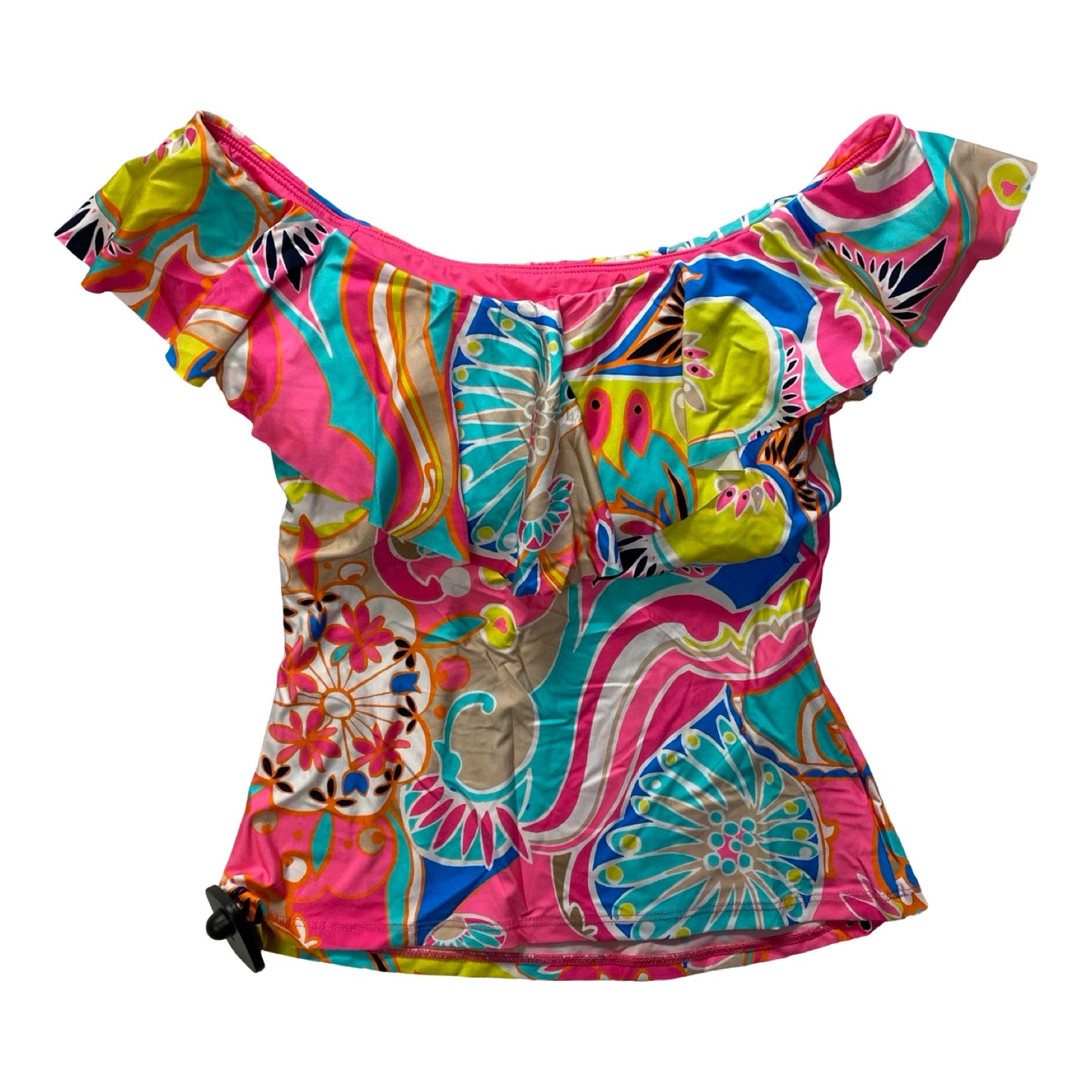 Swimsuit Top By Trina Turk In Multi, Size:4
