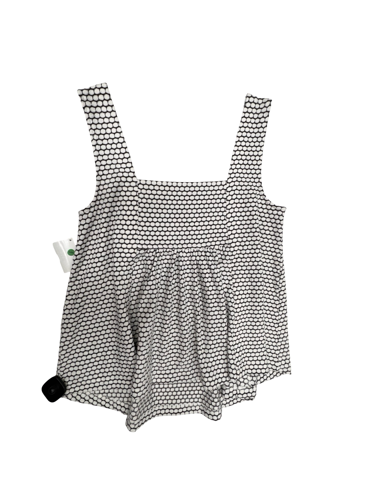 Top Sleeveless By Liverpool In Black & White, Size:S