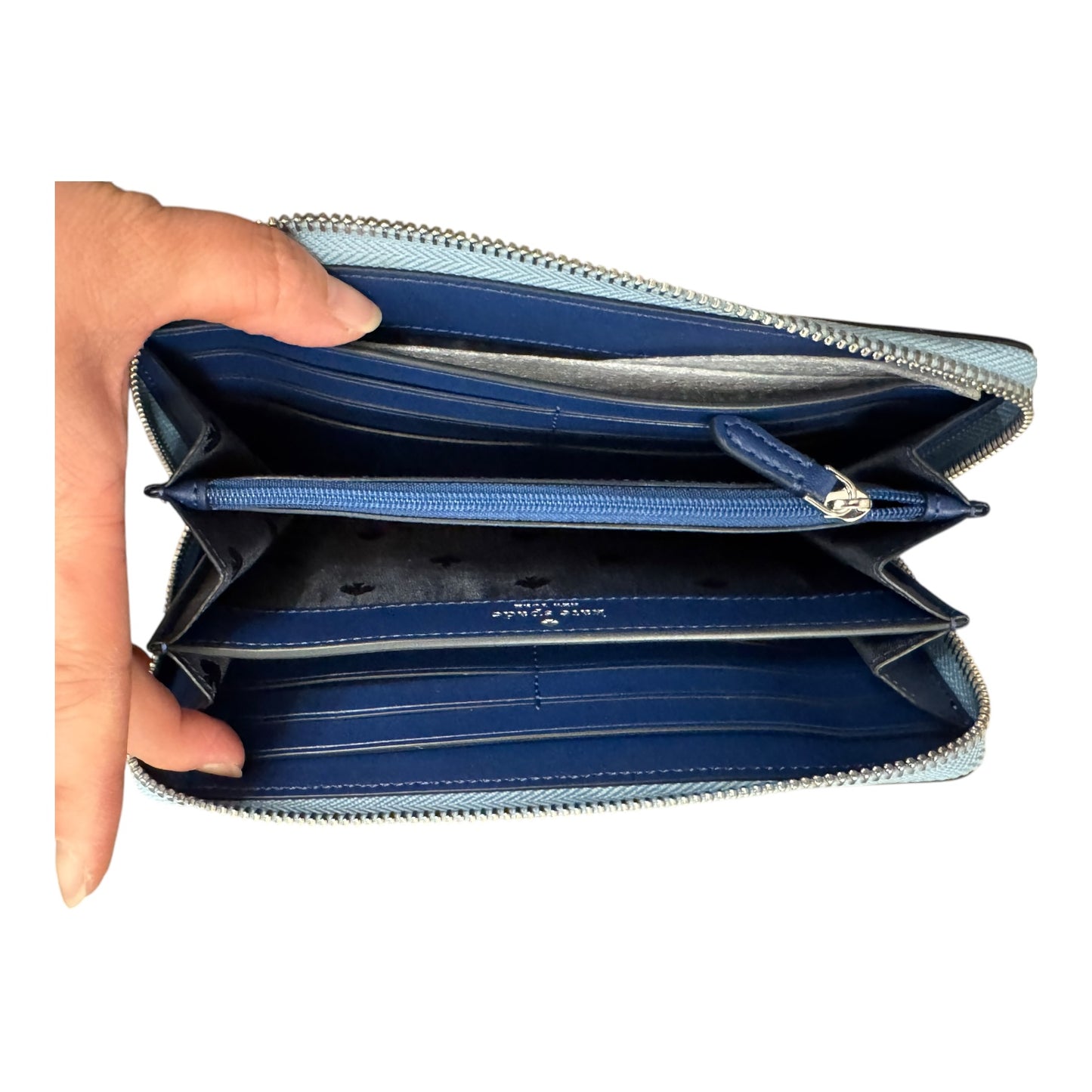 Wallet Designer By Kate Spade In Blue, Size:Medium