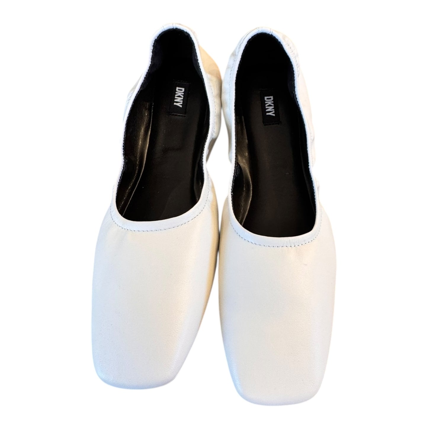Shoes Flats By Dkny In White, Size:8.5