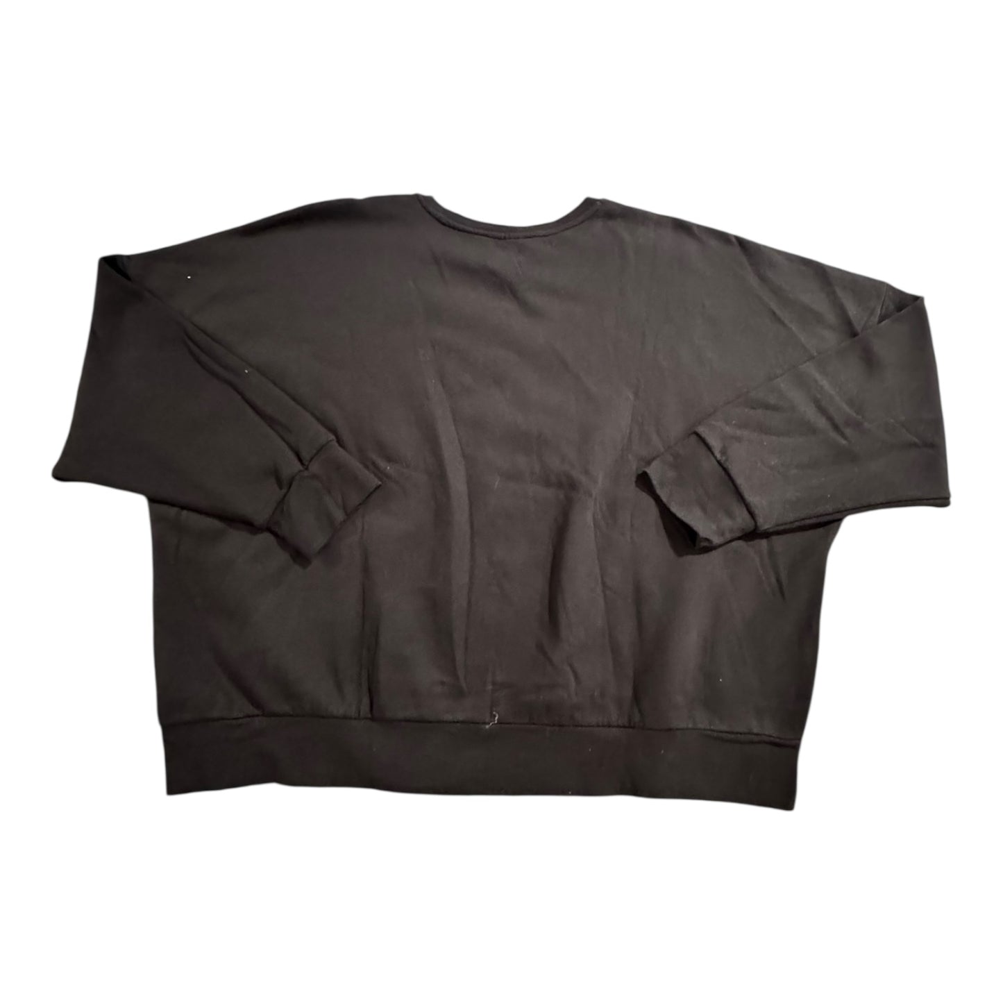 Athletic Sweatshirt Crewneck By Adidas In Black, Size:3X
