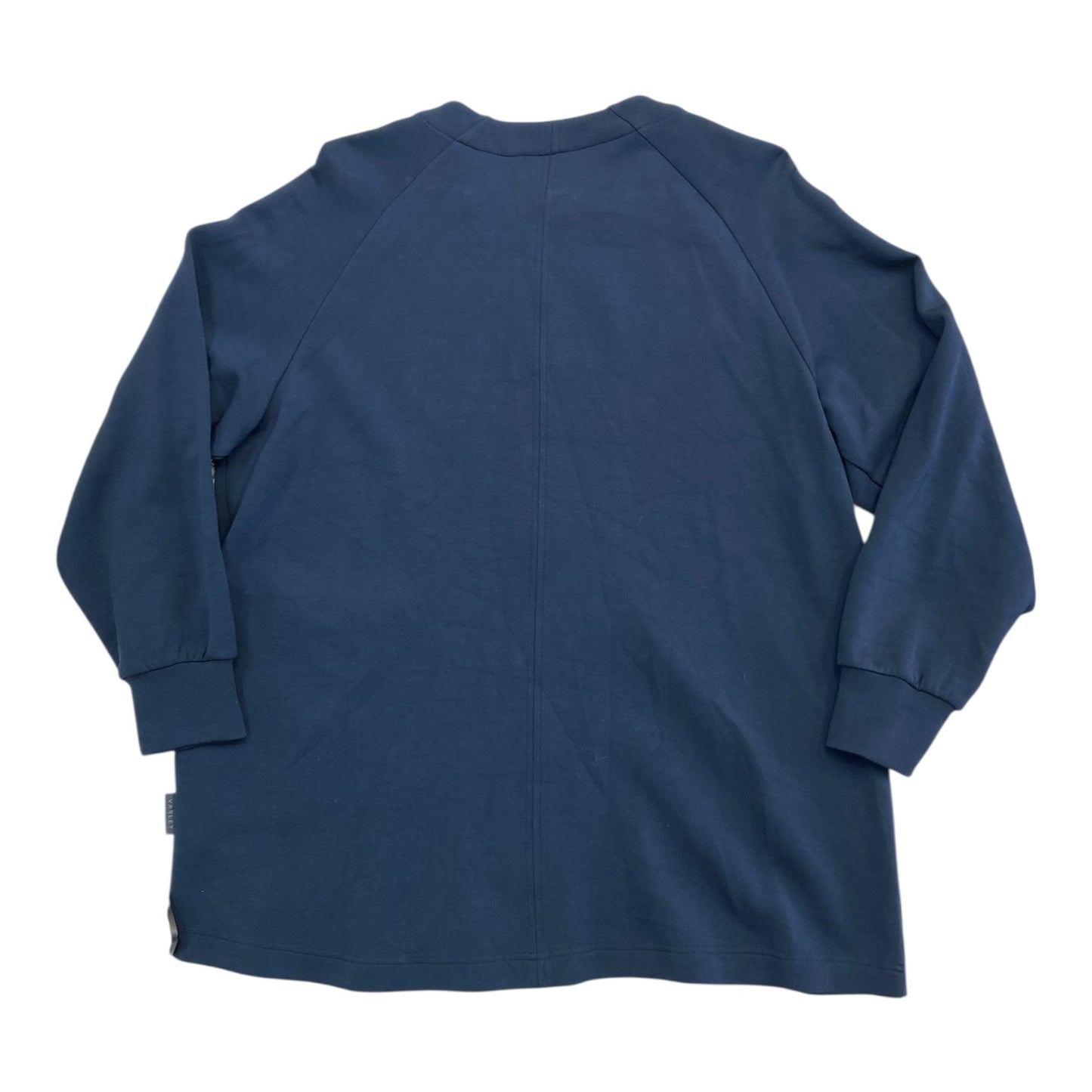 Athletic Top Ls Collar By Varley In Navy, Size:Sp