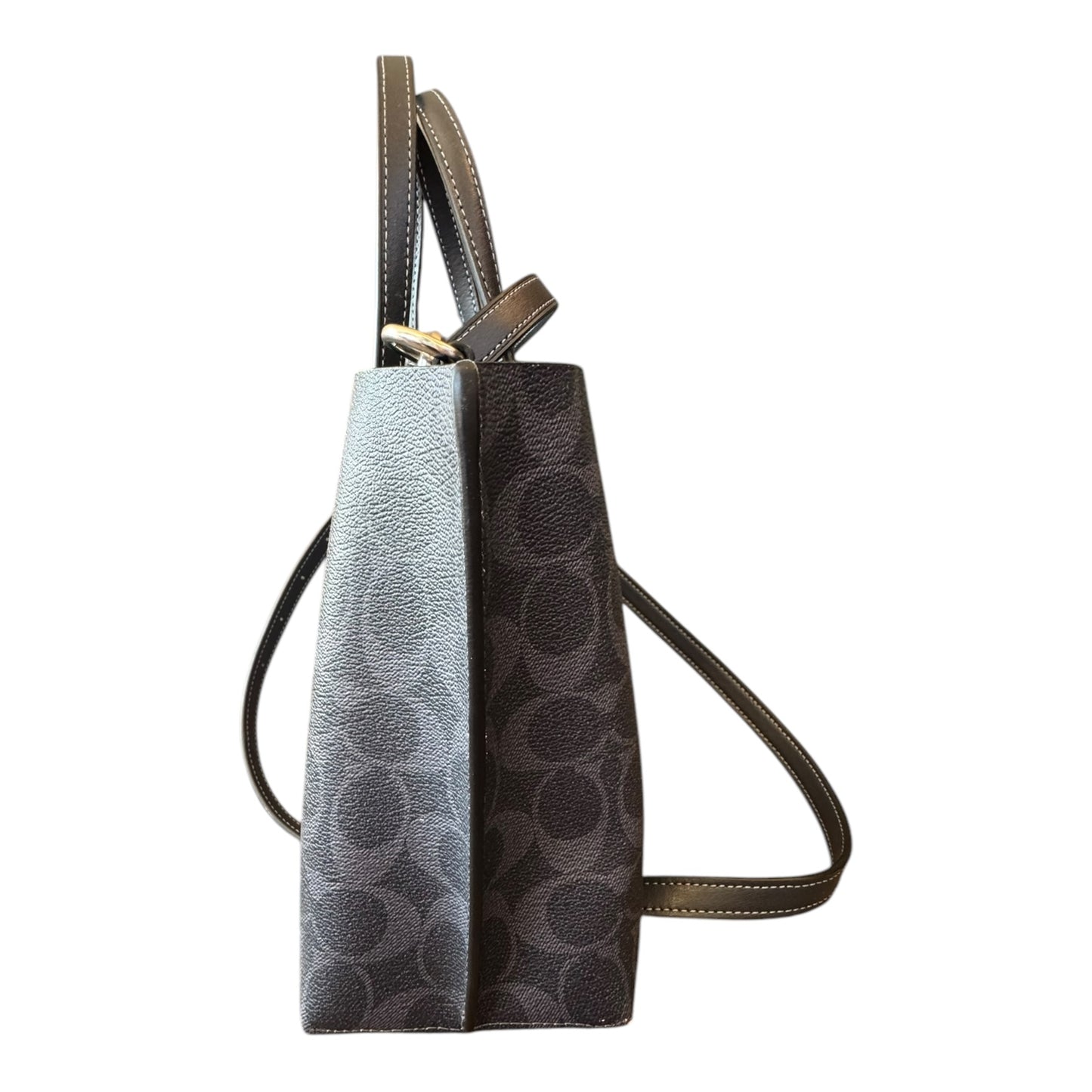 Handbag Designer By Coach In Blue & Grey, Size:Small