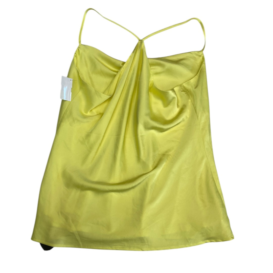 Top Sleeveless By Express In Yellow, Size:L