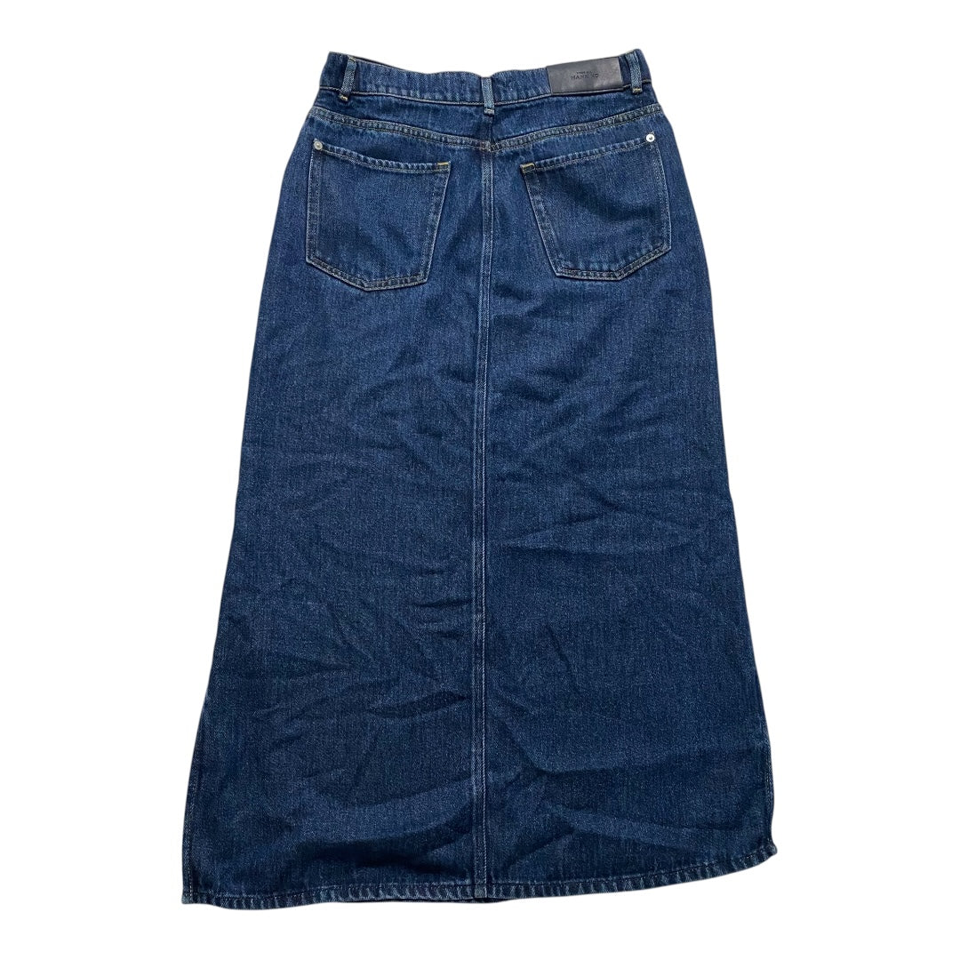 Skirt Maxi By Seven 7 In Blue Denim, Size:4