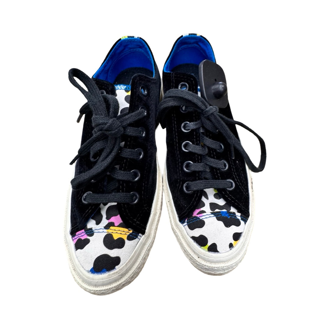 Shoes Sneakers By Converse In Black & Blue, Size:6.5
