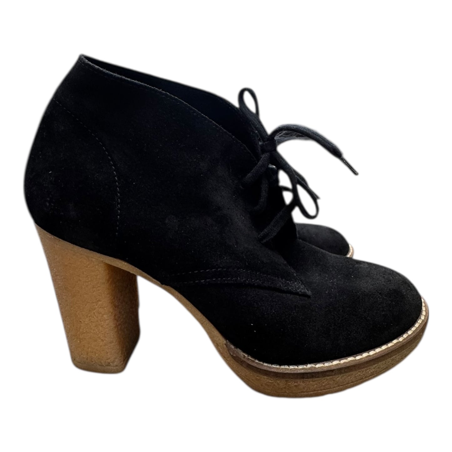 Boots Ankle Heels By J. Crew In Black, Size:7