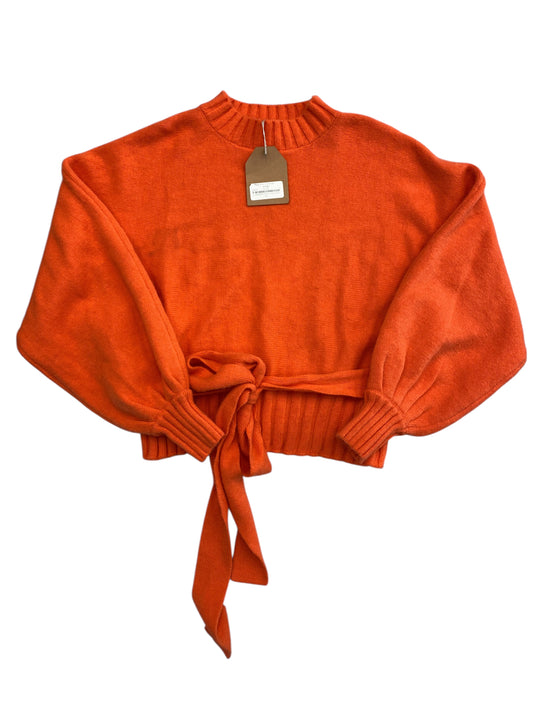 Sweater By Main Strip In Orange, Size:S