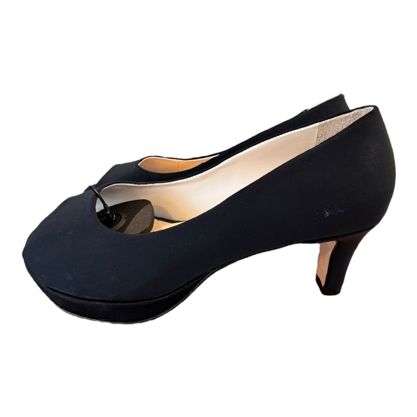 Sandals Heels Block By ADRIAN ALLEN In Black, Size:9