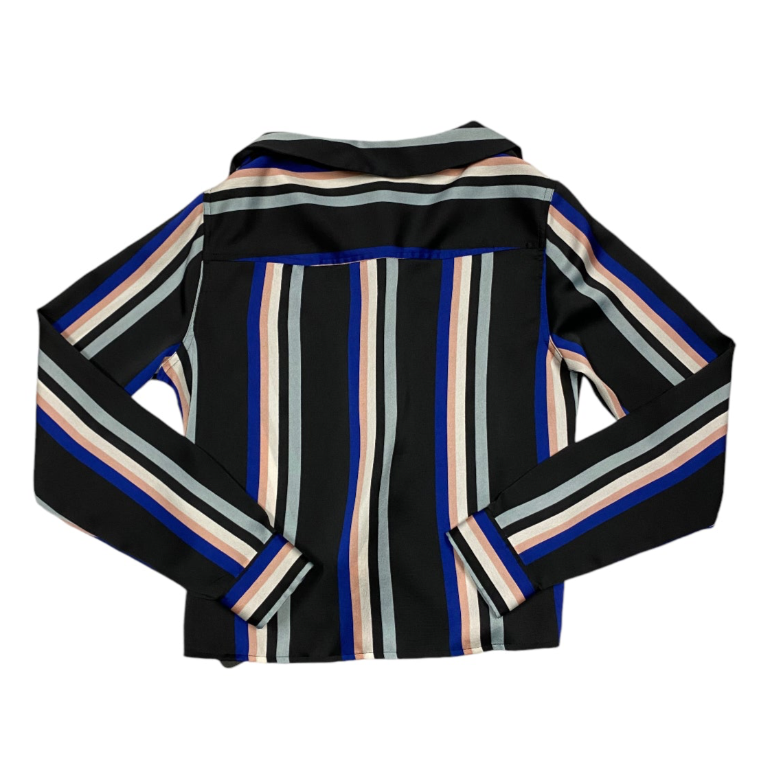 Top Long Sleeve By Express In Striped Pattern, Size: S