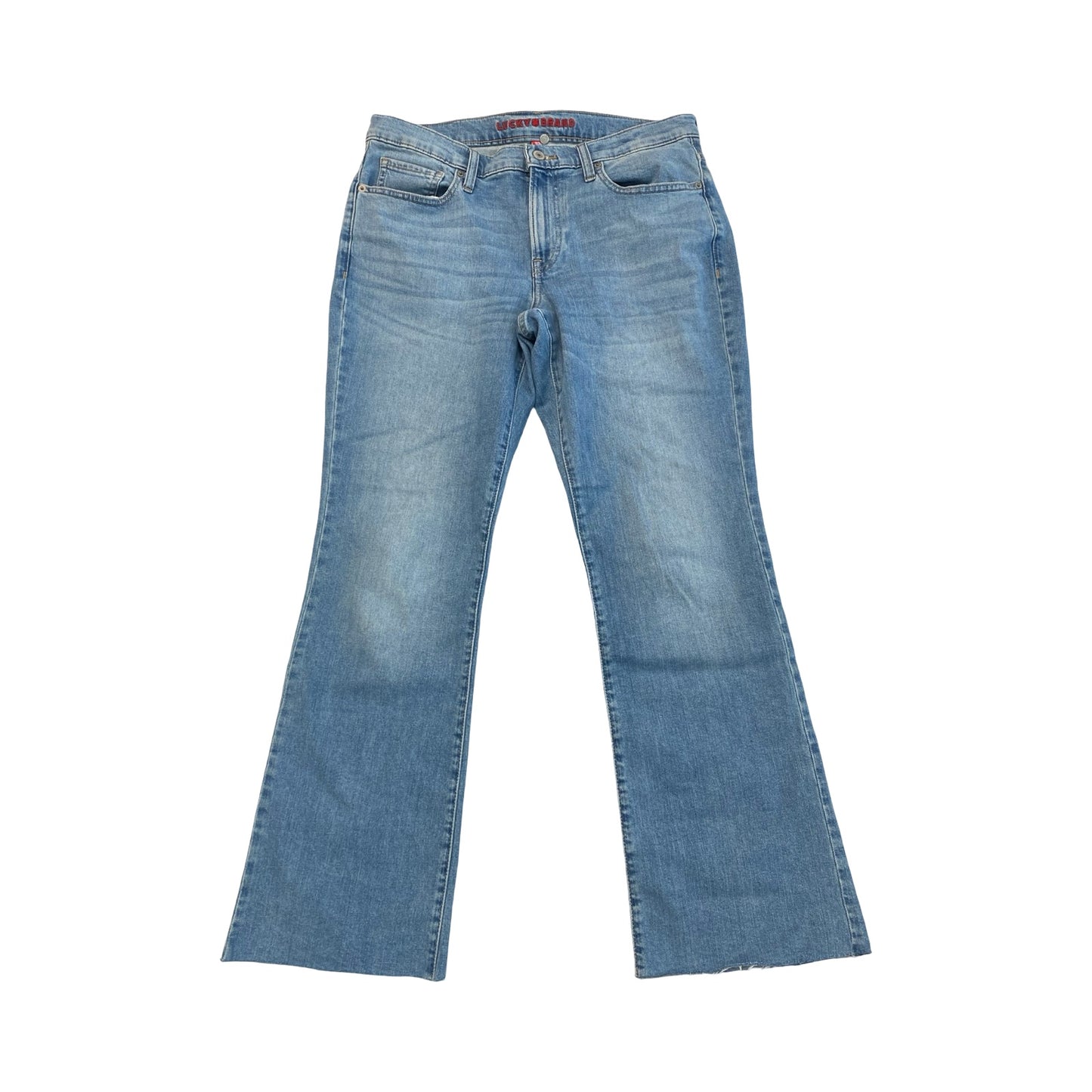 Jeans Boot Cut By Lucky Brand In Blue Denim, Size:10