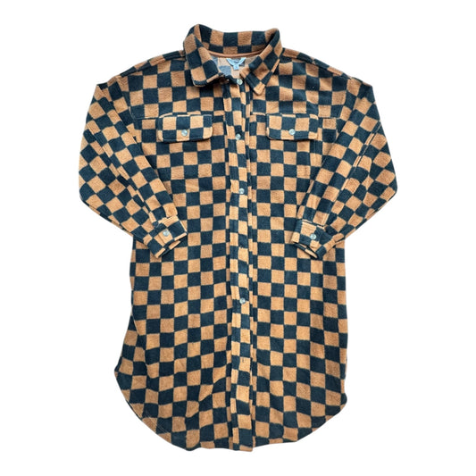 Jacket Fleece By ASCOT HART In Black & Brown, Size:L