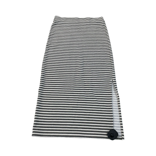 Skirt Midi By Loft In Striped Pattern, Size:Xs