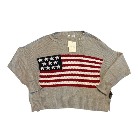 Sweater By Miracle In Grey, Size:Xs