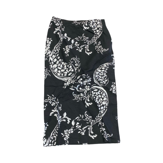 Skirt Maxi By Loft In Black & White, Size:6
