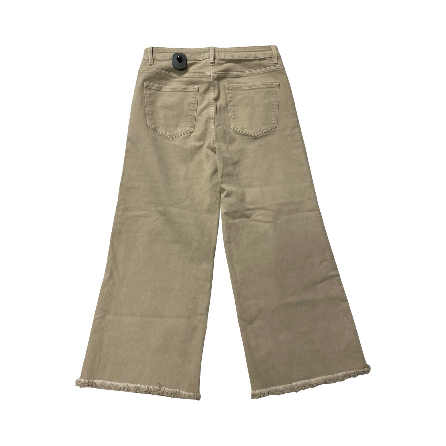 Jeans Wide Leg By Risen In Tan, Size:10