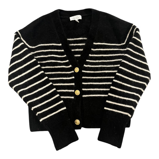Sweater Cardigan By PARIS ATELIER & OTHER STORIES In Black & White, Size:S
