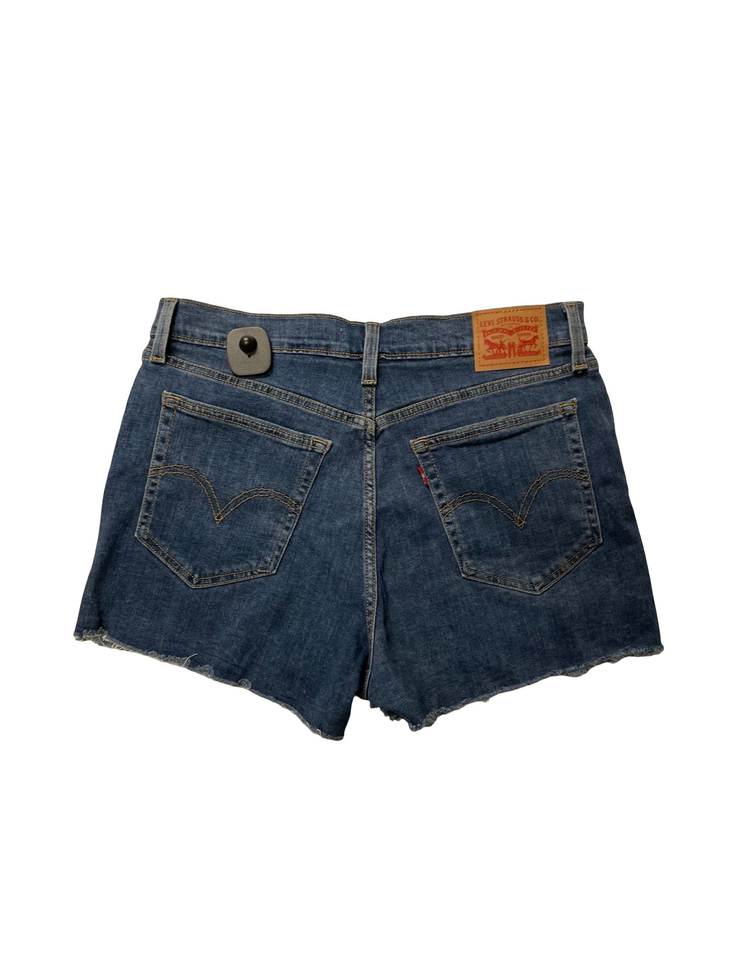 Shorts By Levis In Blue Denim, Size:14
