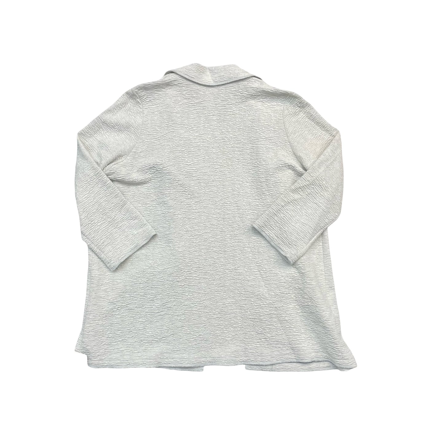 Blazer Designer By Eileen Fisher In Grey, Size:1X