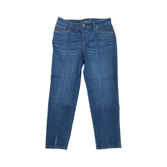 Jeans Boot Cut By Chicos In Blue Denim, Size:12
