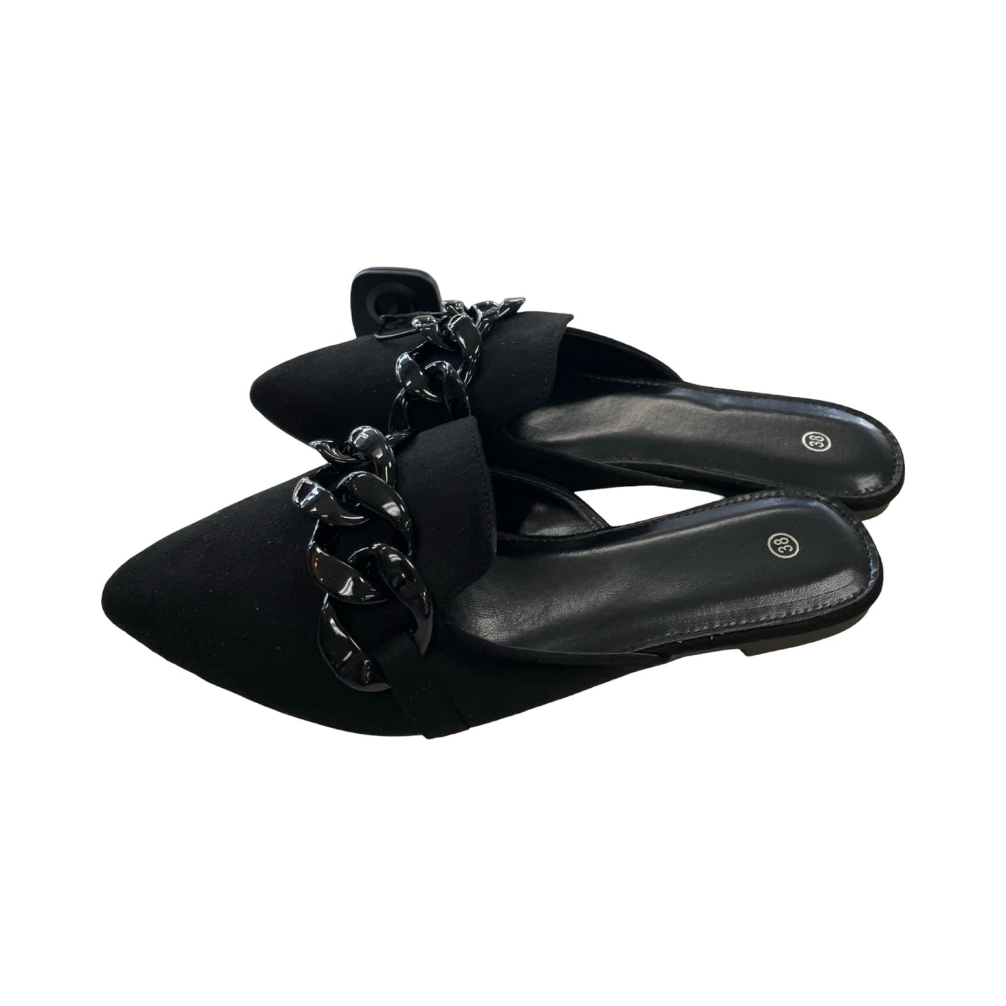 Shoes Flats By Clothes Mentor In Black, Size:7.5