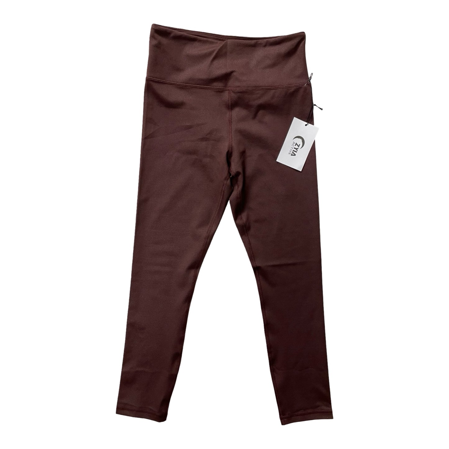 Athletic Leggings By Zyia In Brown, Size:6