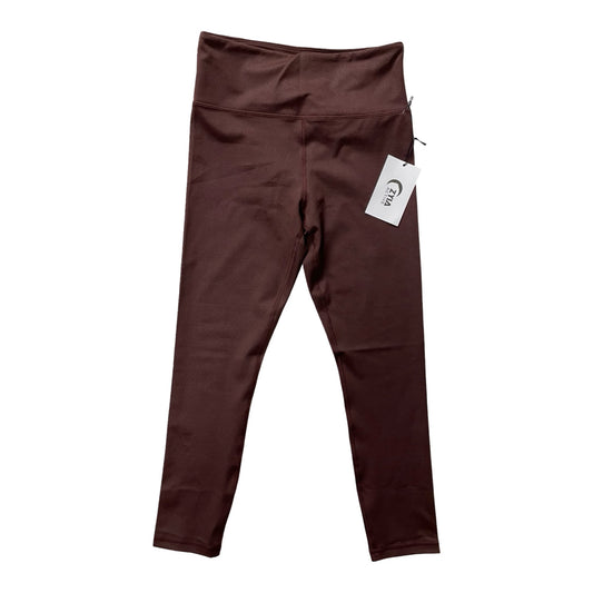 Athletic Leggings By Zyia In Brown, Size:6