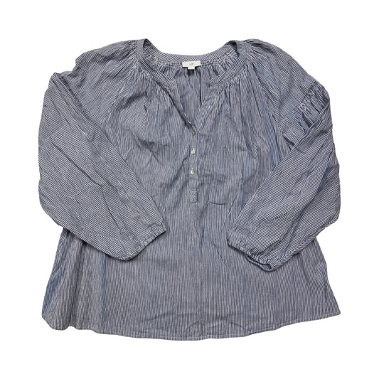 Top Ls By J. Jill In Striped Pattern, Size:2X