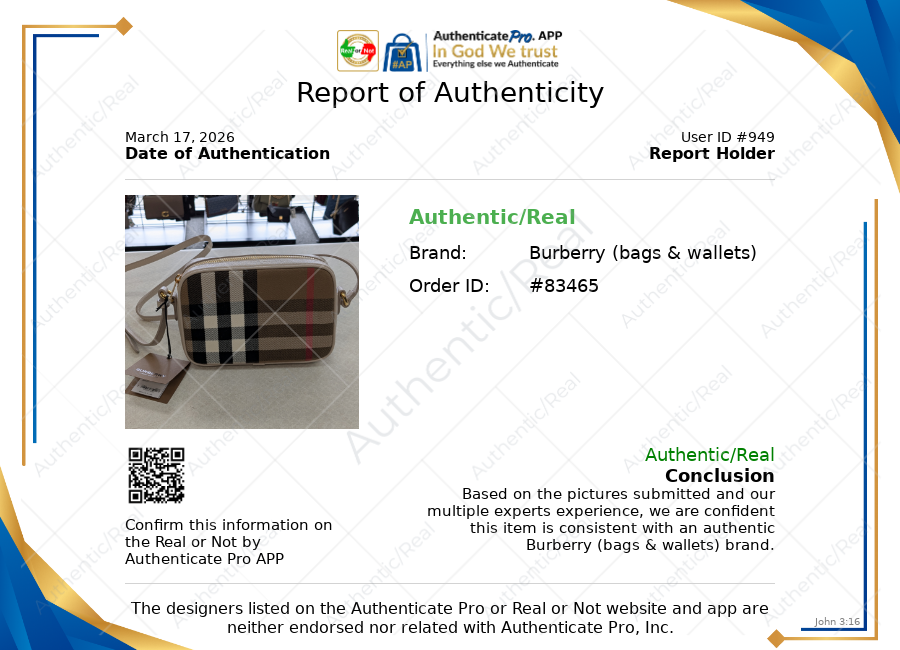 Handbag Luxury Designer By Burberry In Plaid Pattern, Size:Small