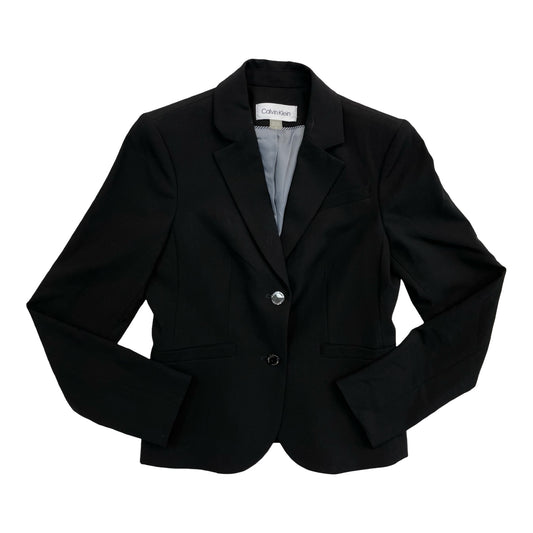 Blazer By Calvin Klein In Black, Size:0