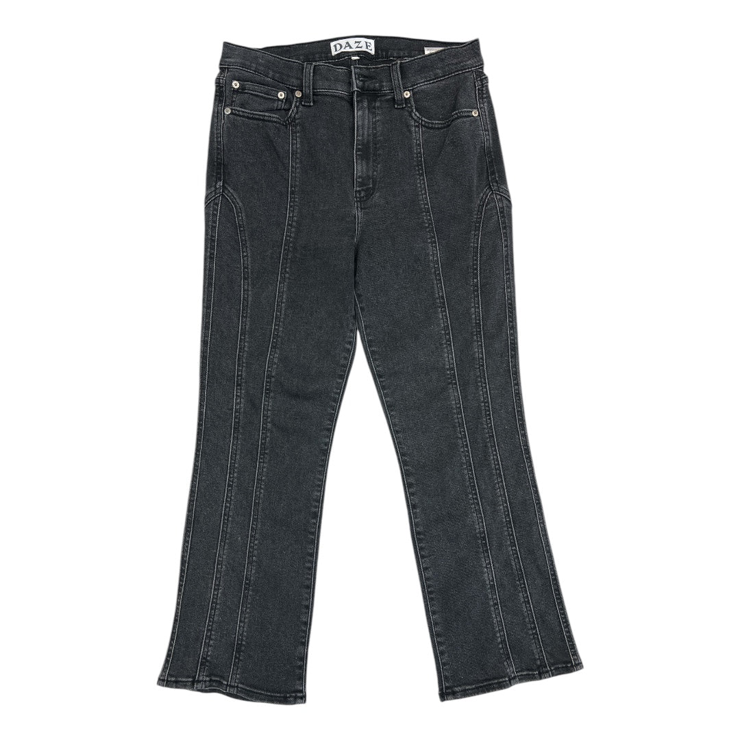 Jeans Cropped By Daze In Black, Size:10