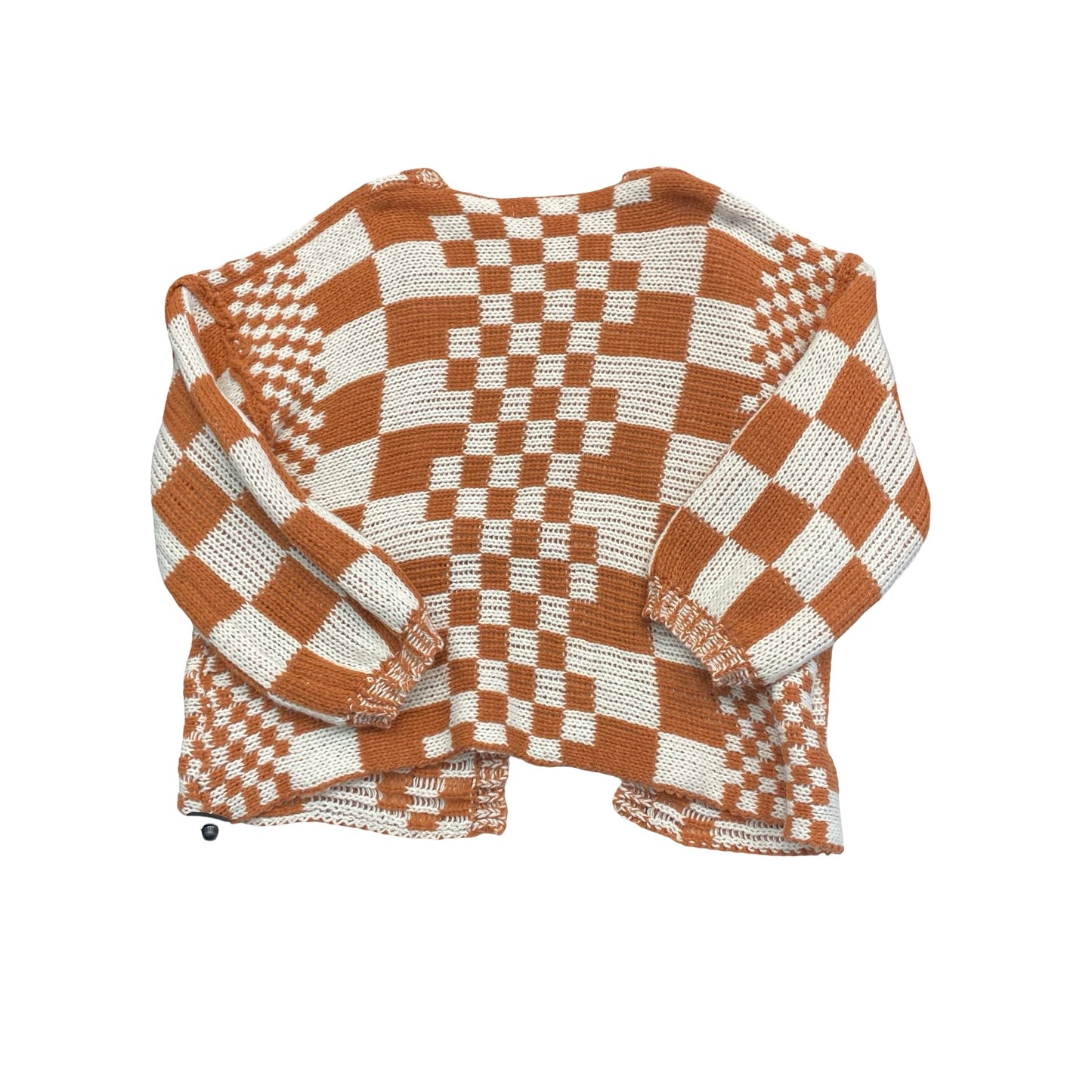 Sweater Cardigan By Talulah In Orange, Size:L
