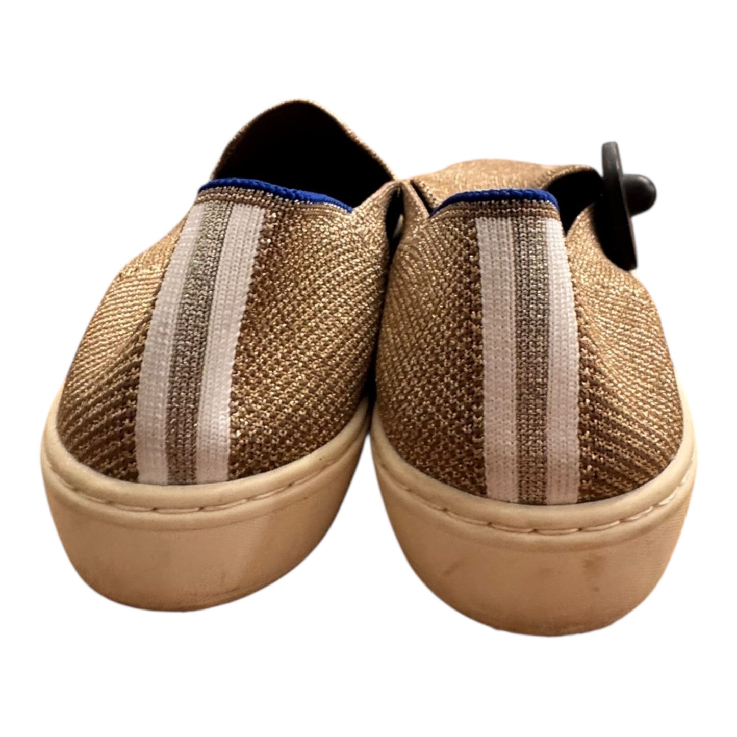 Shoes Designer By Rothys In Gold, Size:8.5