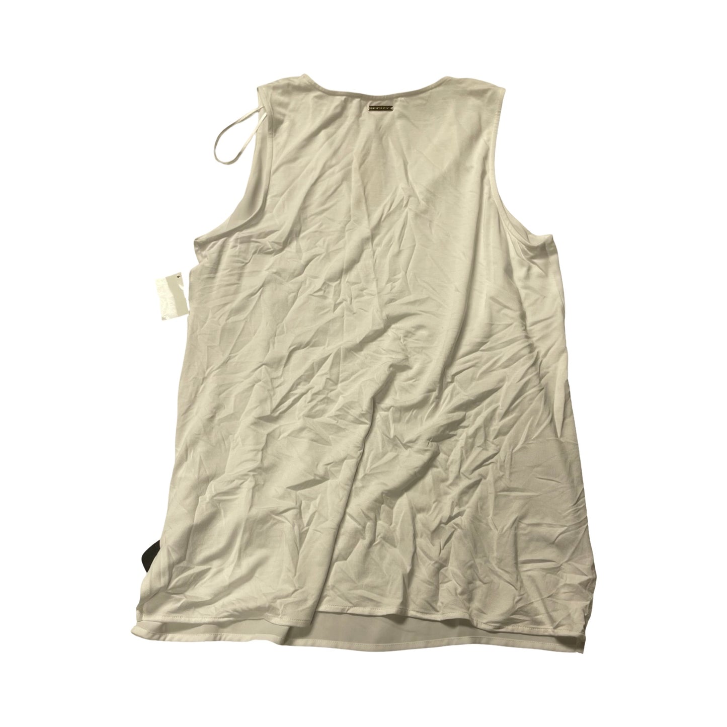Top Sleeveless By Michael By Michael Kors In White, Size:L