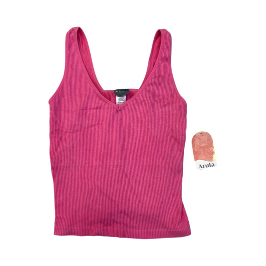 Top Sleeveless Basic By Arula In Pink, Size:2X