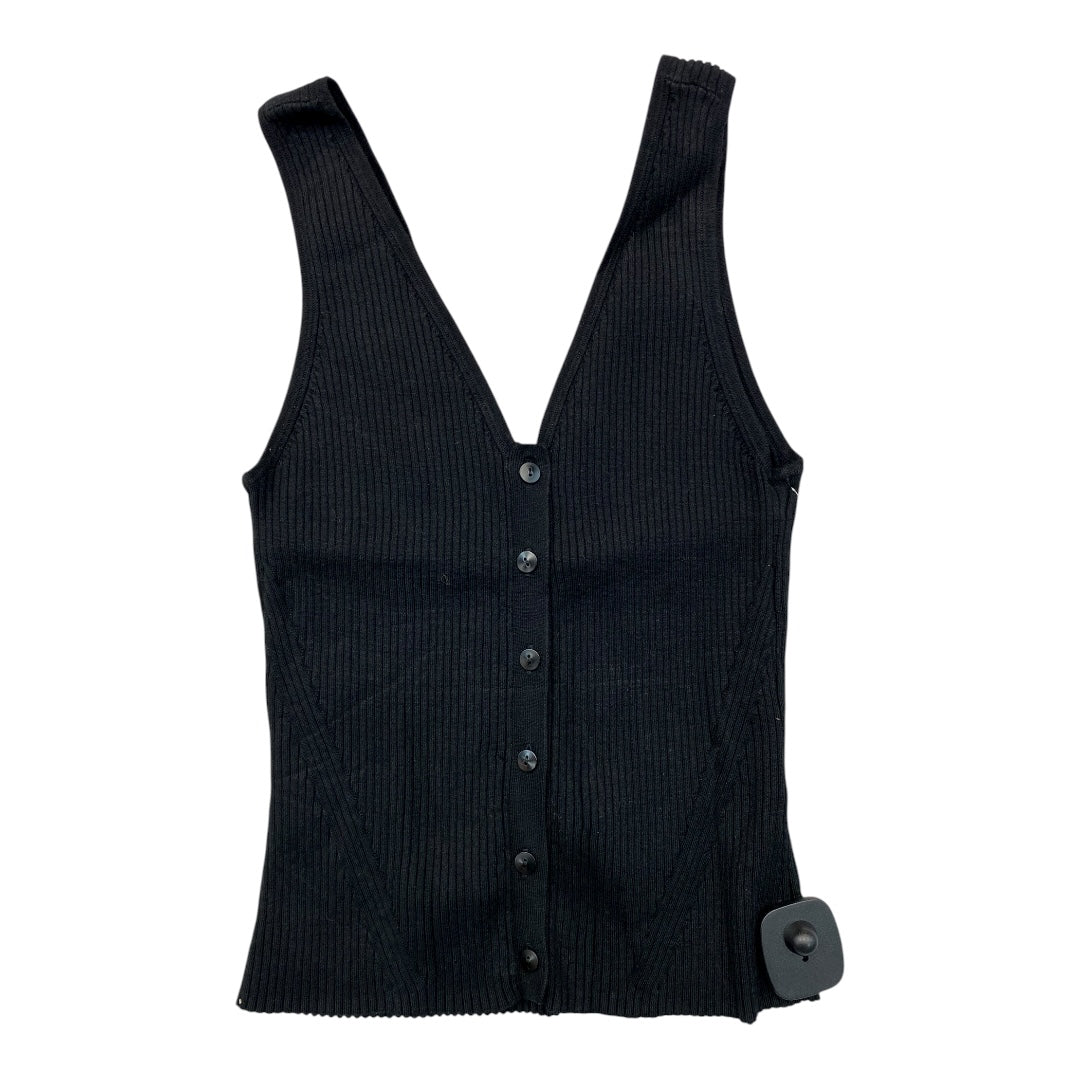 Top Sleeveless By Madewell In Black, Size:S