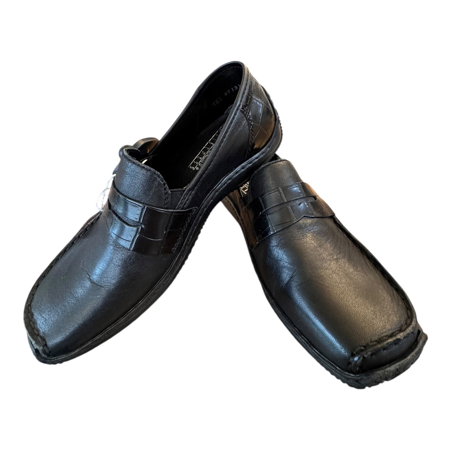 Shoes Flats By Riekers In Black, Size:7