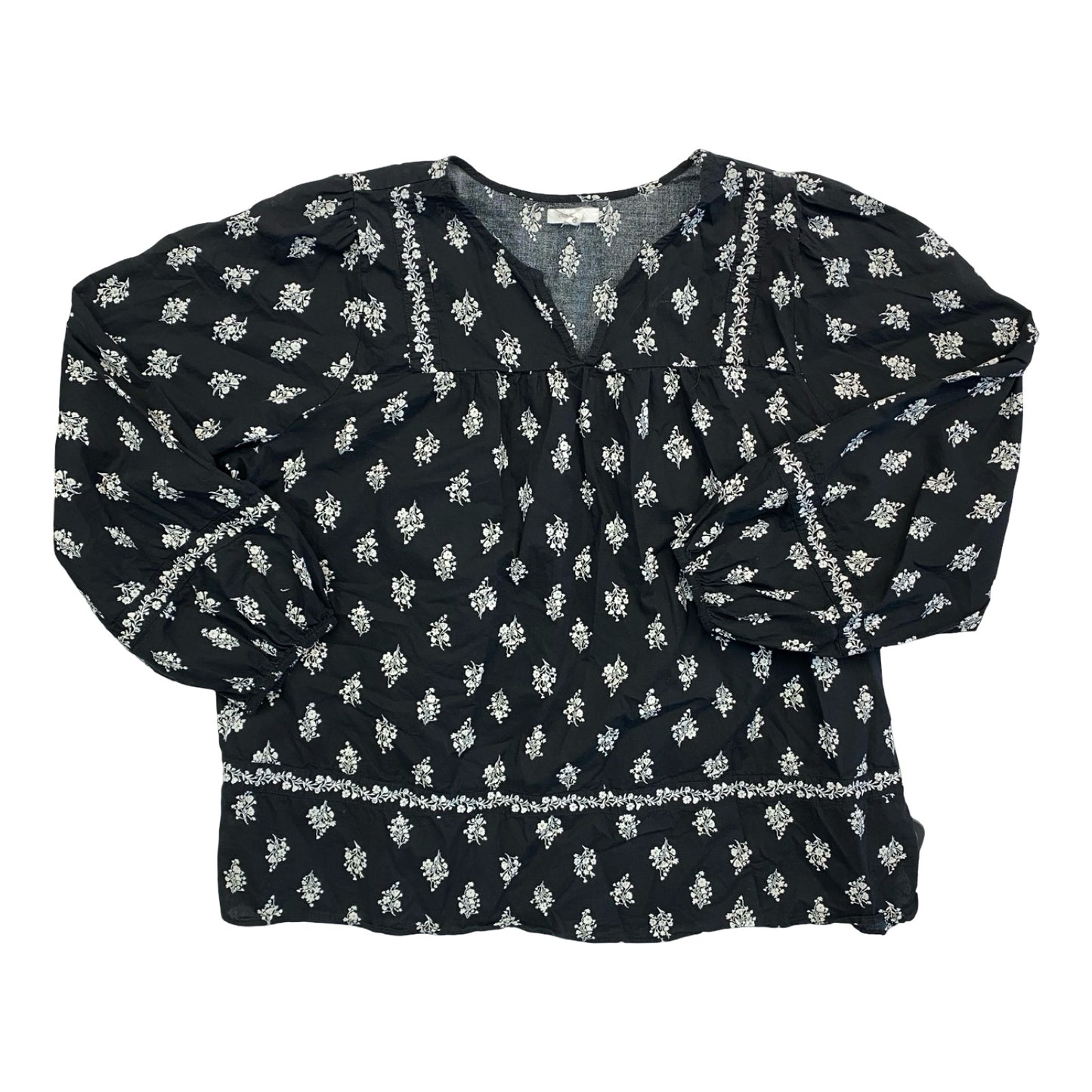 Top Ls By Maurices In Black & White, Size:L
