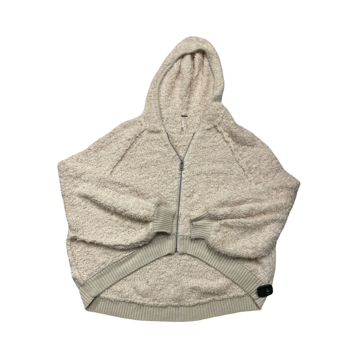 Sweater Cardigan By Free People In Tan, Size:M