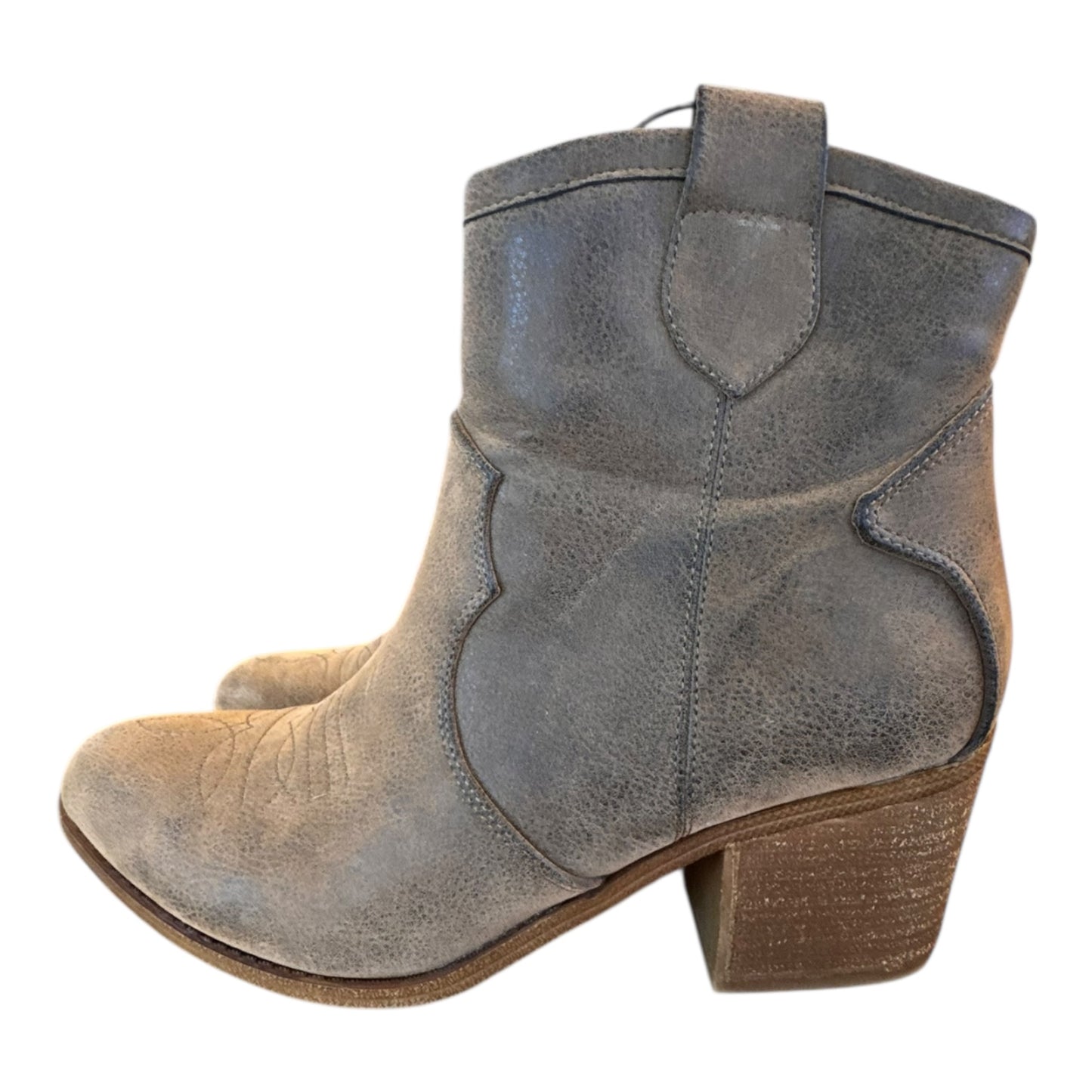 Boots Ankle Heels By Dirty Laundry In Brown, Size:10