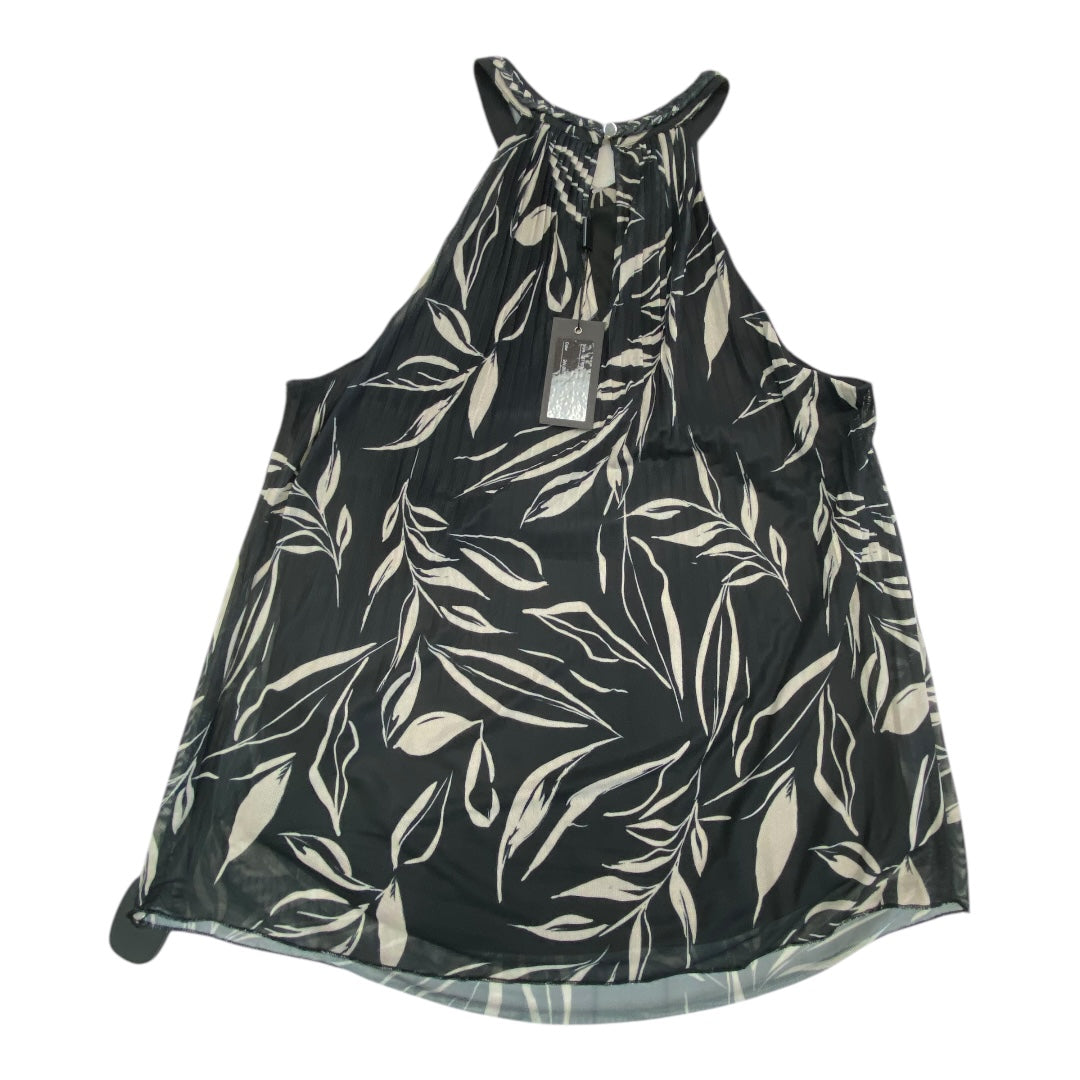 Top Sleeveless By Cable And Gauge In Floral Print, Size:S