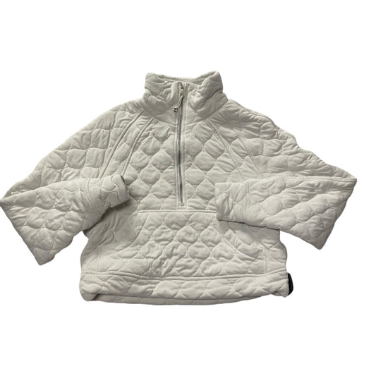 Athletic Sweatshirt Crewneck By Lululemon In Cream, Size:Xs