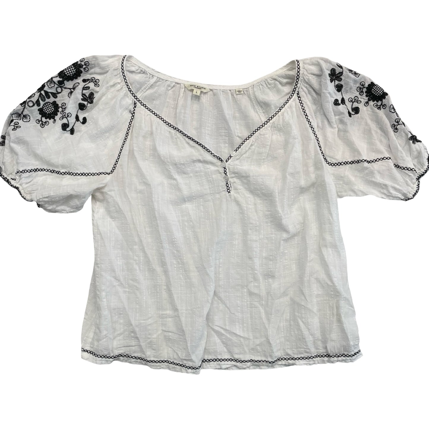 Top Ss By Max Studio In Black & White, Size:L