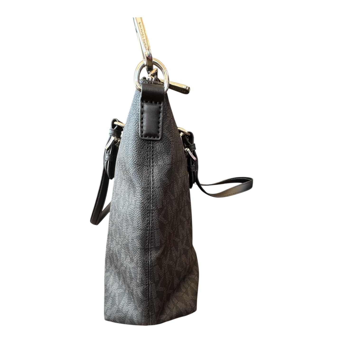 Handbag Designer By Michael Kors In Black & Grey, Size:Large