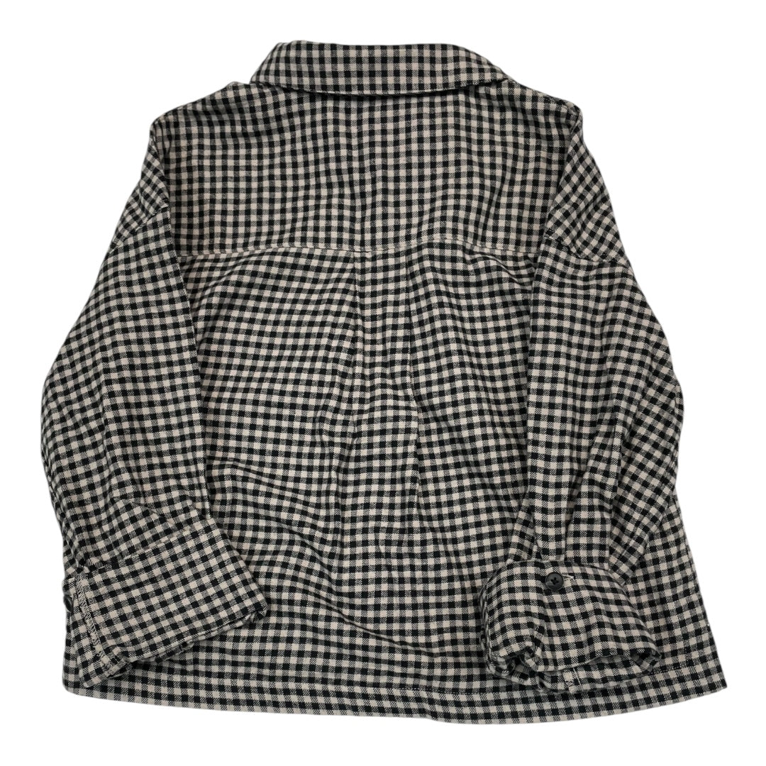 Top Ls By Evereve In Checkered Pattern, Size:Xs