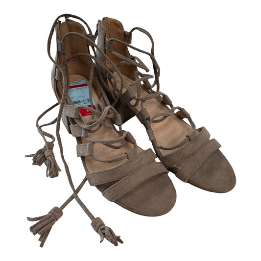 Shoes Heels Block By Madden Girl In Tan, Size:7