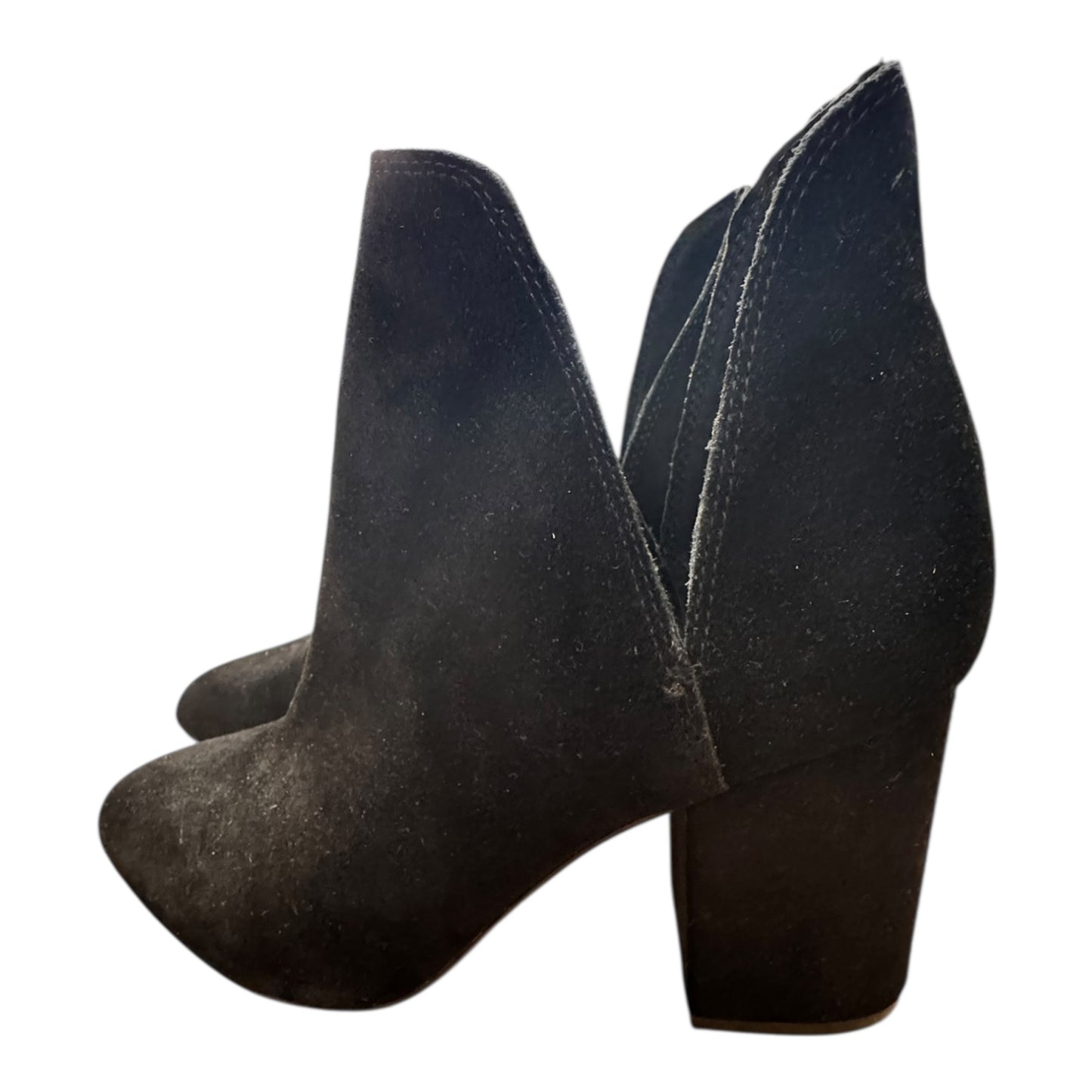 Boots Ankle Heels By Steve Madden In Black, Size:10